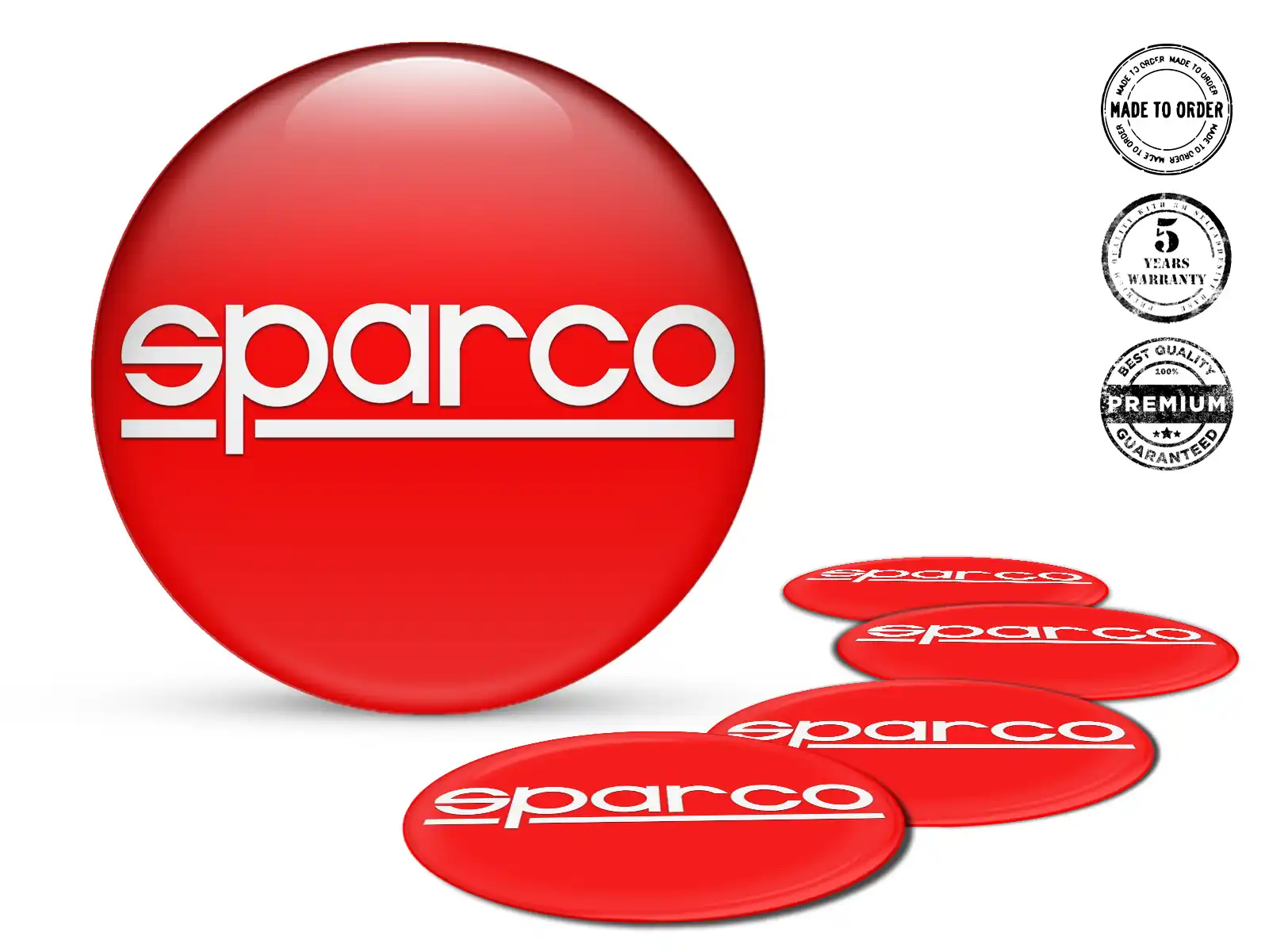 Sparco Adesivo Cerchi Edizione Emblemi Resina Stilosi